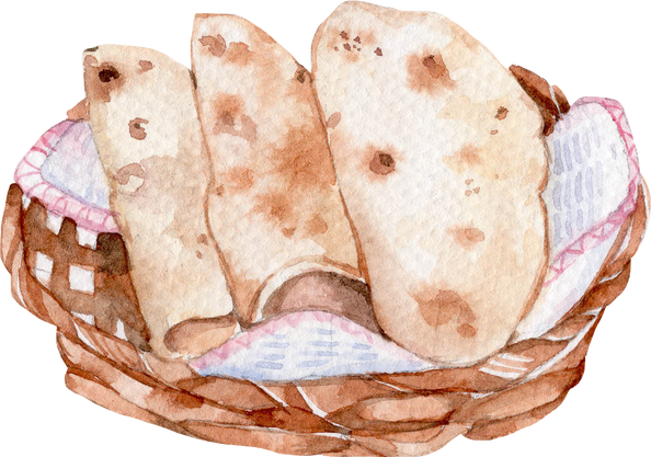 Chapati Illustration