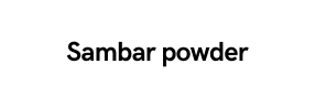 Sambar powder